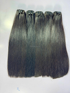 Extensions de cheveux humains vietnamiens 100% vierges Remy, double trame, alignées sur la cuticule, en vrac, à prix abordable - Product Image 4