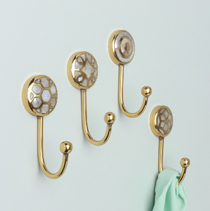 Ganchos de latón para montar en la pared con forma de pájaros y peces, para toallas, paños y ropa, colgador de pared de latón. - Product Image 4