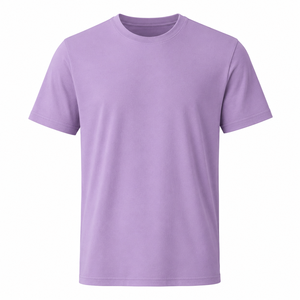 Hip Hop Style 100% Cotton 180 Grams Lightweight Customizable Loose Fit Breathable Anti-Wrinkle Men's <b>T</b>-<b>Shirt</b> - Product Image 2