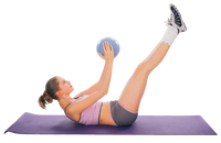 ALLWINWIN PLB01 Ballon de Pilates - Ballon d'exercice lisse pour le renforcement du tronc et la gym