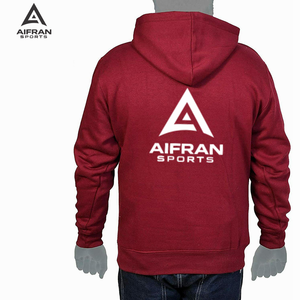 AIFRAN Sweat à capuche personnalisé avec logo, épais, pour homme, en coton et polyester, molleton uni, streetwear, pulls de haute qualité - Product Image 5
