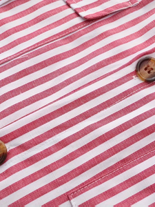 Nouvelle chemise pour homme à rayures verticales avec col, manches longues, coupe ajustée, flatteuse, 100% coton, automne, polyvalente, avec ceinture - Product Image 4