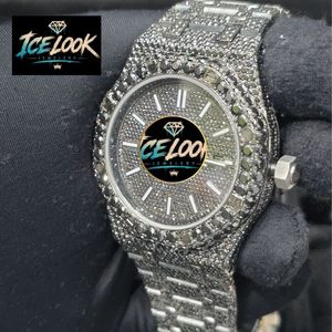 นาฬิกาข้อมือผู้ชาย ICELOOK หรูหราทันสมัย ตัวเรือนสแตนเลส หน้าปัด 42 มม. กระจกแซฟไฟร์ เรืองแสง ระบบควอตซ์ ปุ่มกดแสดงวันที่ - Product Image 3