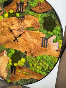 Modern Decorative Large Wooden Circular Quartz Battery Powered Wall Clock for Living Room - Product Image 3