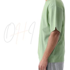 Camiseta de Hombre de Algodón 100% de Alta Calidad, Cuello Redondo, Corte Regular, con Logotipo Personalizado, Transpirable y de Secado Rápido, Superventas - Product Image 4