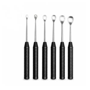 Juego de elevadores Cobb para columna vertebral, 6 piezas, instrumentos quirúrgicos ortopédicos, mango negro, kit de elevadores óseos para cirugía espinal - Product Image 5