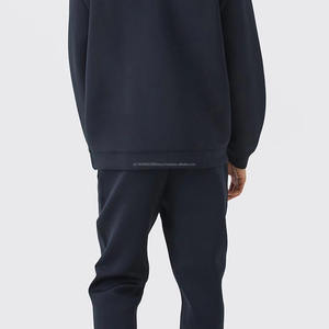 Hot Sale 430GSM French Terry Heavyweight <b>Hoodie</b> and Jogger Set Blank Oversized Cotton Men's Boxy Fit Tracksuits - Product Image 3