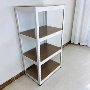 Scaffali portaoggetti in metallo bianco regolabili a 4 piani 23.6 \ "X 15.7 \" X 47.2 \ "per Garage per cucina magazzino - Product Image 5