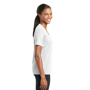 Camisetas de Manga Corta con Cuello en V 100% Algodón, Bordadas e Impresas, Tallas Grandes, Estilo Urbano, Logotipo Personalizado, Transpirables - Product Image 3