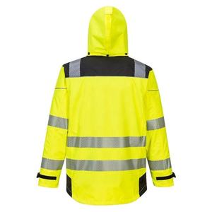High Visibility Winter Workwear <b>Reflective</b> Safety <b>Jacket</b> ANSI Class 3 Pockets Waterproof Design Polyester for <b>Men</b> Outdoor Use - Product Image 4