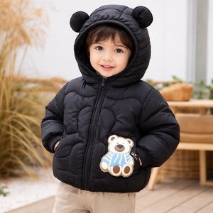 Chaqueta de invierno para niños, grupo de edad: 3 a 4 años, chaqueta de manga larga, chaqueta acolchada cálida, diseño de dibujos animados, ropa de invierno para bebés - Product Image 4