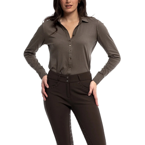 Combinaison d'équitation personnalisée avec logo pour femmes - Vêtements de sport et de fitness, design par sublimation, polyester et élasthanne extensibles, couleur personnalisée, OEM - Product Image 5