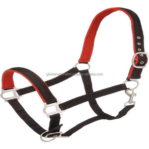 Cuello de Cabeza de Caballo Acolchado Ajustable Personalizado, Cabestro de Nailon Fuerte con Barbilla Ajustable y Broche - Product Image 3