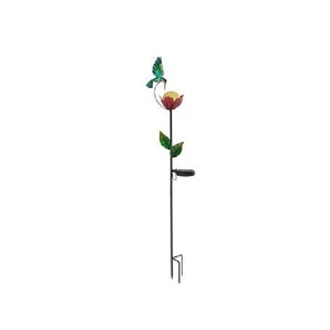 Nouvelles Décorations de Jardin Extérieures Étanche et Écologiques : Piquets Floraux en Métal Luminescents en Forme de Marguerites - Product Image 4