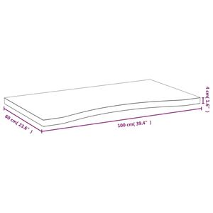 Tablero de escritorio para computadora de bambú de 39.4 x 23.6 x 1.6 pulgadas, duradero y ecológico - Product Image 4
