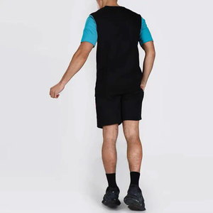 New Arrival Product Men Summer Short Sleeve T Shirts And Shorts Set 2024 Summer Jogging Men Twin Sets 100% Cotton <b>Knitted</b> - Product Image 2