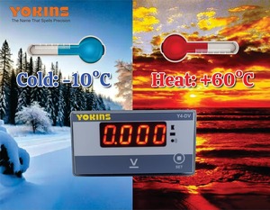 Voltímetro Digital de CC Yokins Y4-DV 0-200V CC, Medición de Voltaje de CC, Medidor de Panel de 96x48mm con 1 Año de Garantía - Product Image 3