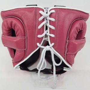 Protector de Cabeza de Boxeo de Cuero Vacuno Personalizado, Protector Facial Completo, Precio de Fábrica, Mejor Vendedor, Venta al por Mayor, Color Morado - Product Image 4