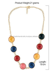 Collier Infinity en résine écologique pendentif clé bijoux de mode durable couleur personnalisée 8 "longueur Logo personnalisable pour - Product Image 5