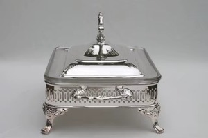 Premium Quality Food Hot Pot Container Metal Chafing Dish Casserole With Leak Proof <b>Lid</b> High Demanding - Product Image 3