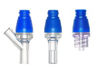 Connecteur sans aiguille Gen1 Luer Lock Luer Slip de qualité médicale PC+ABS+SYLICONE à usage unique pour le transfert de médicaments