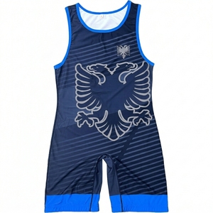 Men's Sublimation <b>Wrestling</b> <b>Singlet</b> Durable Stretch Spandex/Polyester Low MOQ Custom New Design Made in Pakistan - Product Image 1