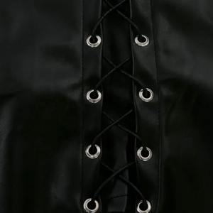 Nouvelle Collection 2026 – Mini-jupe en cuir pour femme, taille haute, coupe ajustée, style clubwear, moulante pour soirée - Product Image 4