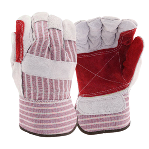 Toutes les tailles de gants en cuir à double paume Vente en gros de gants de soudage industriels pour l'hiver pour le travail-Pakistan - Product Image 1