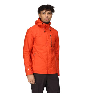 <b>Men</b> <b>Rain</b> <b>Jacket</b> Outdoor Waterproof Performance <b>Jacket</b> with Windproof Protection <b>Lightweight</b> Fabric and Packable Travel Design - Product Image 4