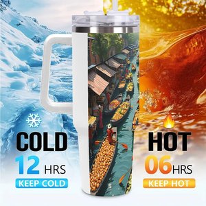 Vaso personalizado de 40 oz con pajita para el personal sanitario del hospital - Product Image 6