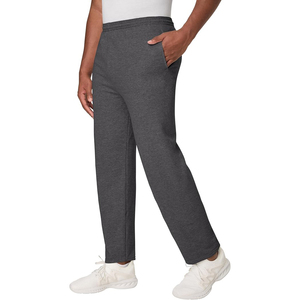 Pantalon de jogging décontracté gris foncé en coton, taille élastique, poches latérales, idéal pour l'automne – Meilleures ventes - Product Image 2