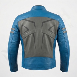 Veste en cuir de vachette vintage de couleur personnalisée, style rétro, manteau de moto en cuir, équipement de protection de haute qualité pour les motards, le meilleur - Product Image 2