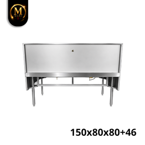 Estufa de gas doble de alta resistencia para wok chino, equipo de cocina comercial de acero inoxidable para restaurantes. - Product Image 3