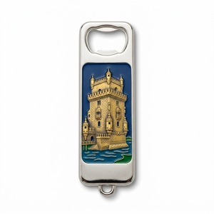 Abridor de Botellas de Cerveza 3D de Barcelona, de Hierro Niquelado con Esmalte Suave, para Recuerdos Turísticos - Product Image 2
