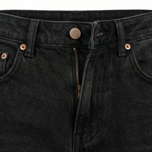 Shorts en jean pour femme en coton de haute qualité, grande taille, décontractés, style sport, unis, avec effet push-up et mini-déchirures - Product Image 4