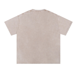 T-shirt décontracté pour homme en coton premium, effet délavé, coupe décontractée, pour les collections de mode modernes - Product Image 4