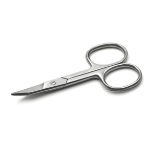 Tijeras de Manicura de Acero Inoxidable, Hoja Recta, Mango Redondo, Punta Afilada, Cortaúñas Duradero de 8.8cm, Uso para Adultos, Corte Preciso de Cutículas - Product Image 1