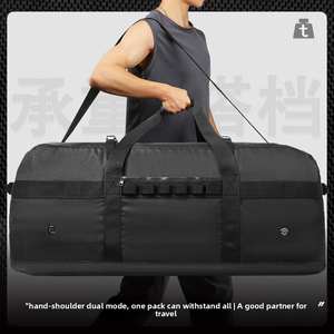 Sac de voyage de grande capacité, sac à dos pliable imperméable en Oxford pour hommes, camping en plein air, randonnée, sport, gym, sac de week-end - Product Image 6