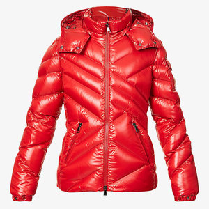 Mens Hooded Puffer <b>Jacket</b> Down Filled Windproof Casual Winter Coat With Color Block Sleeve Design Regular Fit Shinny Bubble Coat - Product Image 6