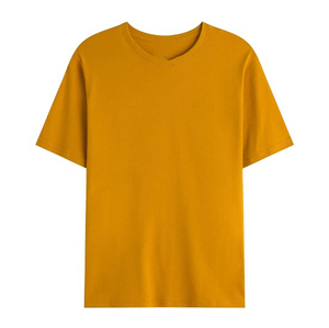 เสื้อยืดคอกลมแขนสั้นผู้ชาย ผ้าฝ้าย สีพื้น โลโก้ด้านหน้า ทรงปกติ สวมใส่สบาย ระบายอากาศได้ดี แห้งเร็ว ขายดี - Product Image 6