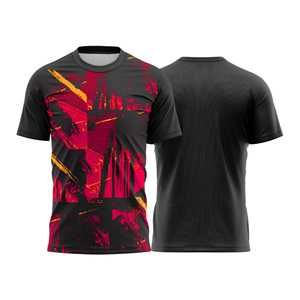 Camiseta de Fútbol de Manga Corta, Ligera, Resistente y Personalizable para Partidos, de Secado Rápido, Transpirable, 100% Poliéster, Servicio OEM - Product Image 6