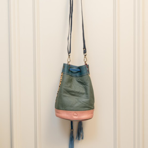 กระเป๋าหนังสะพายข้างแบบรีไซเคิลทำด้วยมือสไตล์เทศกาล Boho กระเป๋าถือแบบตะวันตกพิมพ์ลายเสือดาวกระเป๋าถือสำหรับผู้หญิง - Product Image 5