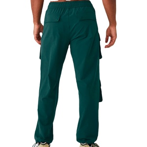 Wholesale 2025 Men's Casual Cargo <b>Pants</b> High Quality with Fashionable Pockets and Elastic Waist Knee Length ODM Supply - Product Image 2