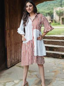 Vestido de Verano/Primavera 100% Algodón, Estilo Maxi, Ideal para Fiestas y Cumpleaños, Diseño Elegante, Venta al Por Mayor - Product Image 5