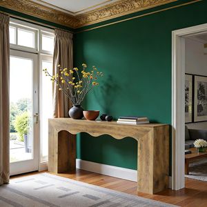 Consolle in legno con contenitore per divano o ingresso - Product Image 2