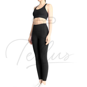 Best Selling Women Yoga Set Light Weight Women Yoga Set New Arrival Gym Wear Women Yoga Set Women Fashionable Yoga Sets - Product Image 4