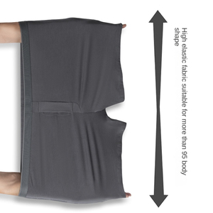 Boxers pour hommes taille haute en Spandex/Coton extensible, écologiques, respirants, anti-humidité, service OEM - Product Image 3
