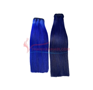 Super Double Colors Bone Straight Vietnamese Hair Bonestraight High Quality No-Shedding Human Hair Extensions <b>Wig</b> - Product Image 1