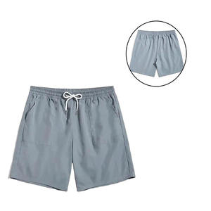Shorts décontractés pour hommes de haute qualité, écologiques, imperméables, à séchage rapide, respirants, en toile, couleur unie, taille élastique, personnalisables - Product Image 6
