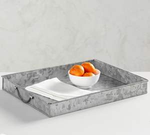 Bandeja para servir galvanizada decorativa - Product Image 3